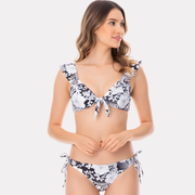 Bikini Bolero Blanco y Negro ST EVEN 98849