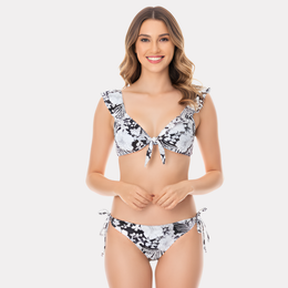 Bikini Bolero Blanco y Negro ST EVEN 98849