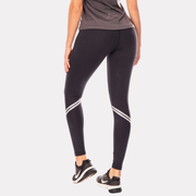 Calza Leggins Tiro Alto Negro Banda Reflect 65178