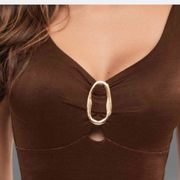 Traje de Baño  Mujer Entero Control de Abdomen Cafe Chamela 45055