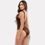 Traje de Baño  Mujer Entero Control de Abdomen Cafe Chamela 45055