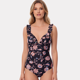 Traje De Baño Entero Push Up Negro ST EVEN 98875