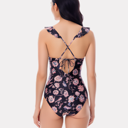 Traje De Baño Entero Push Up Negro ST EVEN 98875