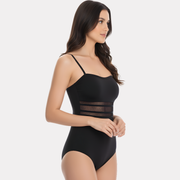 Traje De Baño Mujer Negro Control de Abdomen  ST EVEN 95105